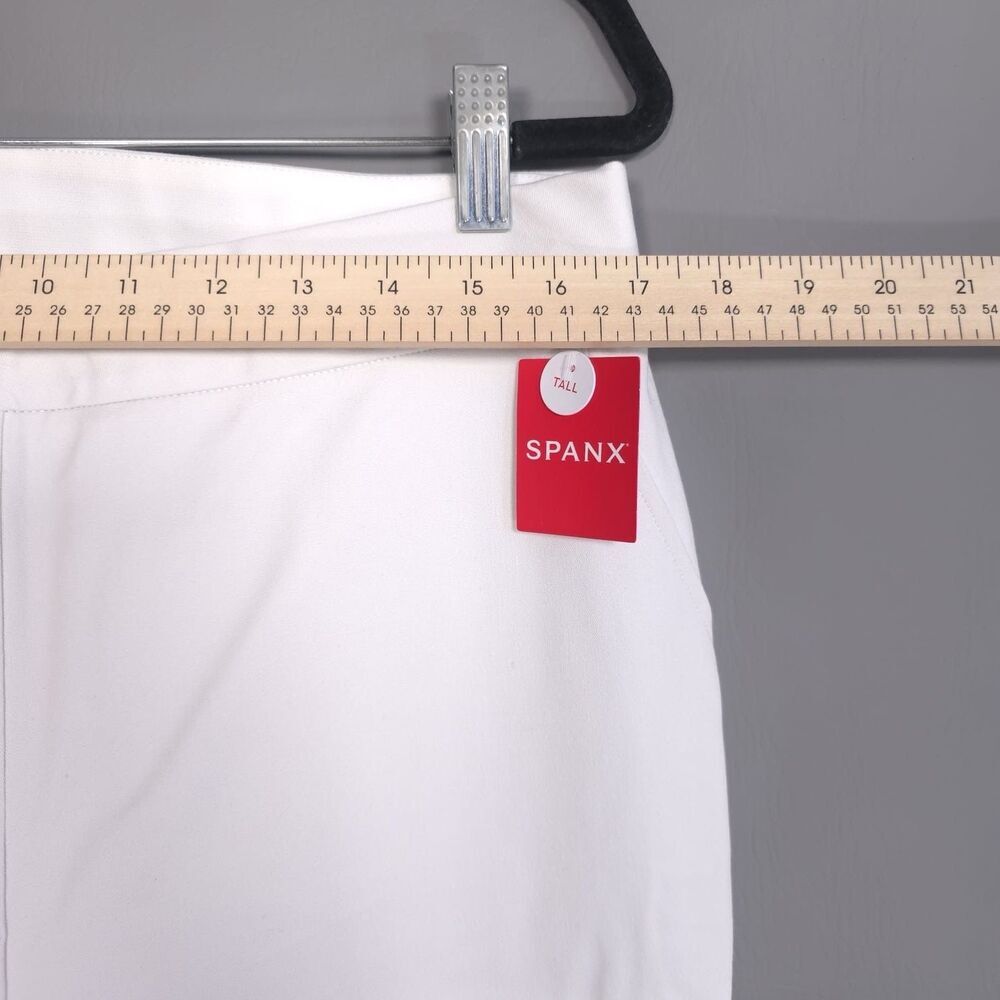 Spanx NEW Size XL Tall Silver Linings On-the-Go Slim Straight Pant 20372T White - Picture 5 of 15